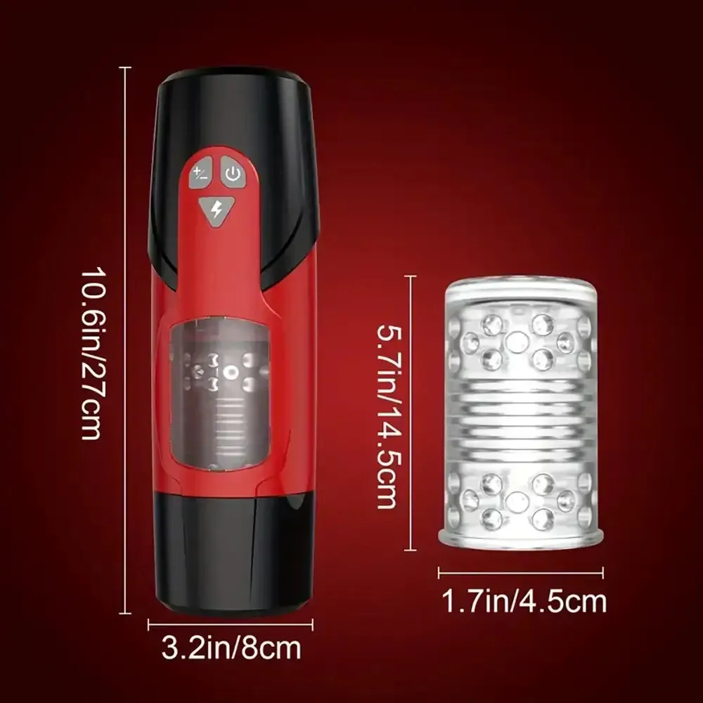 3 Thrust 7 Rotation Modes Sucking USB Rechargeable Auto Masturbator