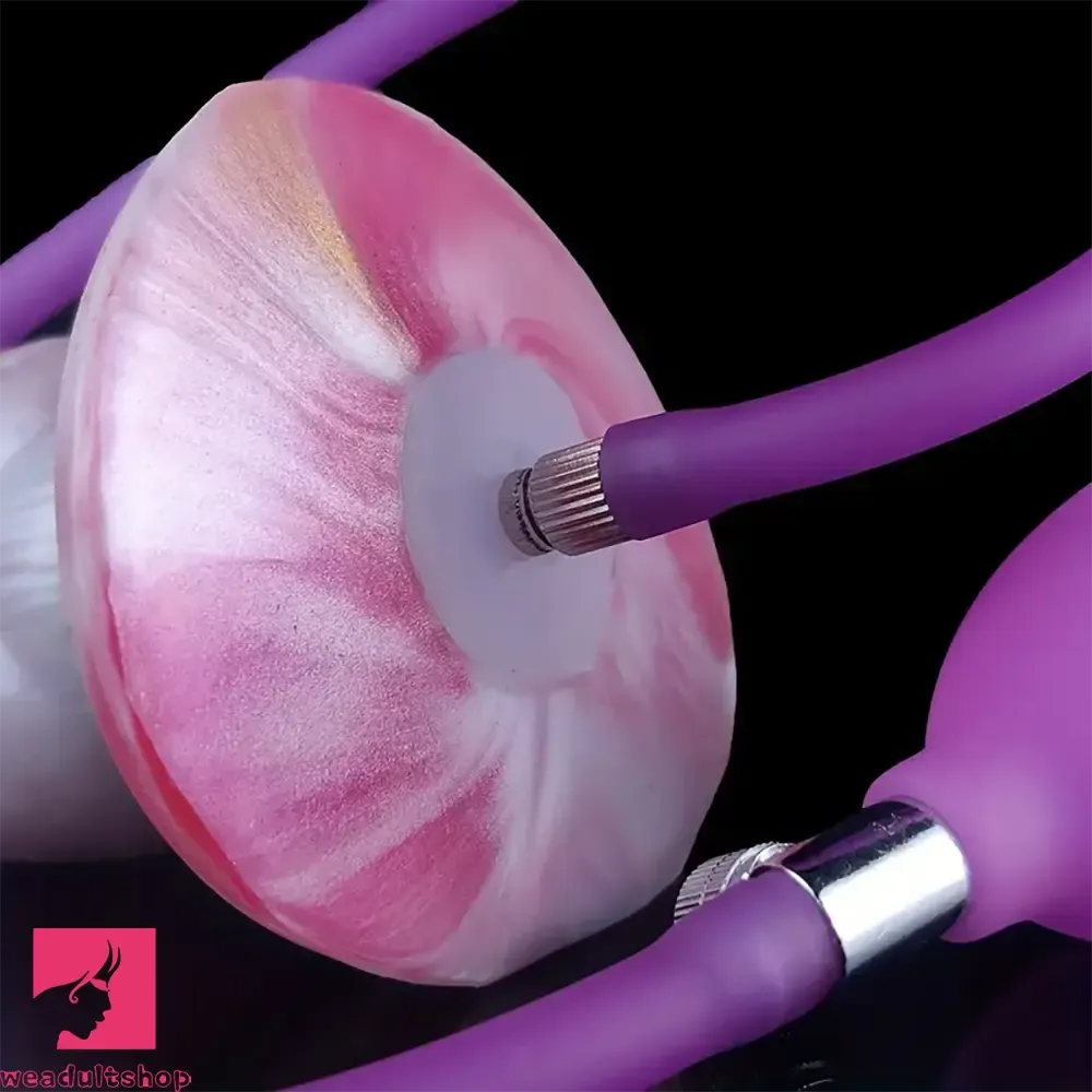 7.67in Fantasy Inflatable Silicone Soft Dildo Dog Knot Anal Female Dildo
