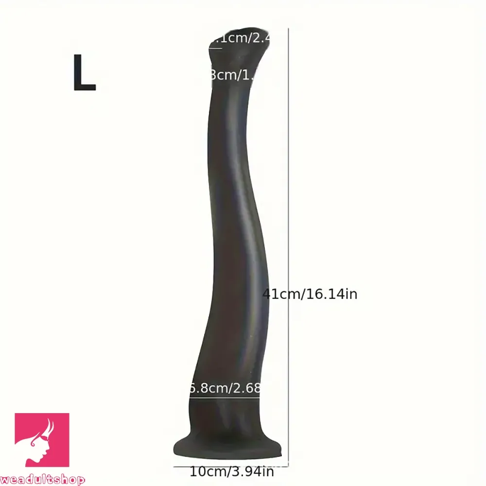 9.06in 12.6in 16.14in Long Huge Anal Plug Silicone Soft Alien Dildo