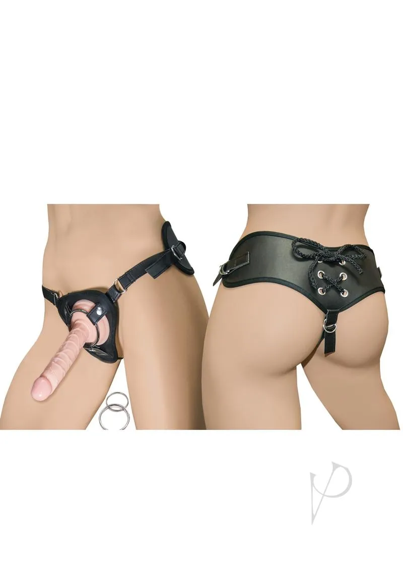 Aaw 5 Straight Dong W/harness Flesh