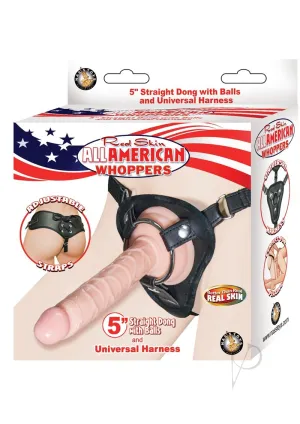 Aaw 5 Straight Dong W/harness Flesh