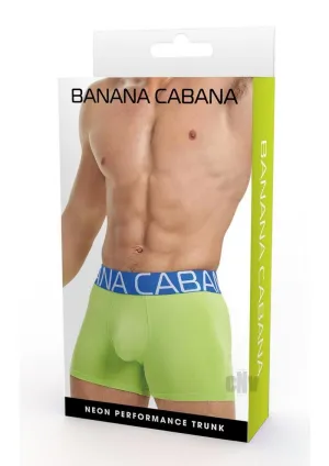 Banana Cabana Trunks Md/lg Green