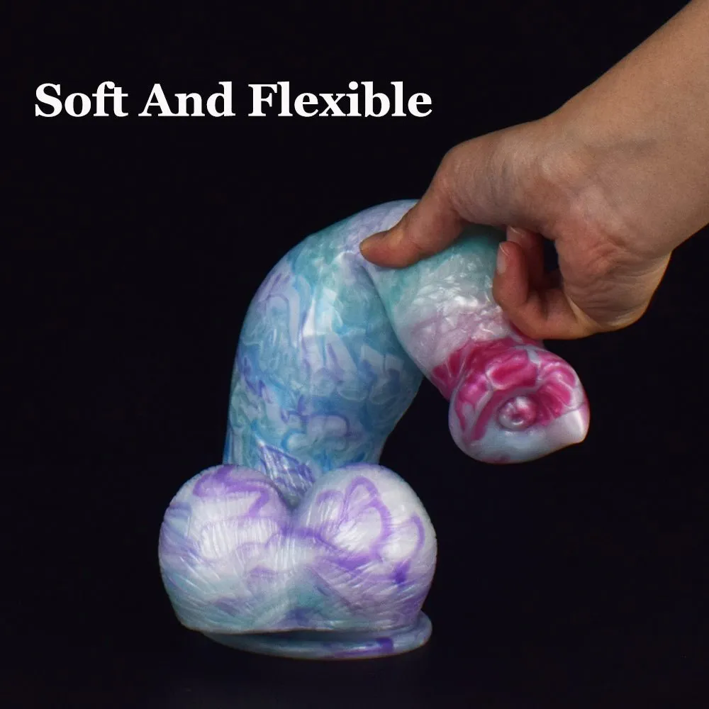 Big Knot Dildo Real Dog Cock Head Straight