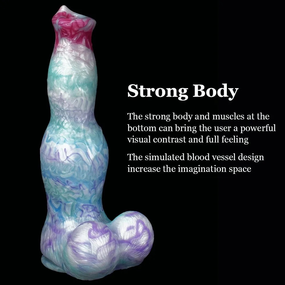 Big Knot Dildo Real Dog Cock Head Straight