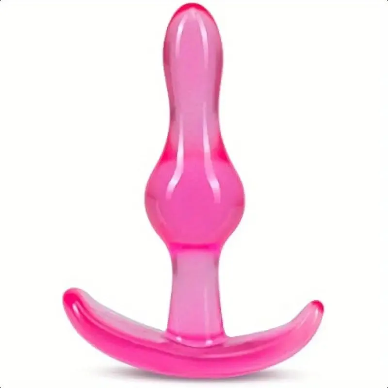 Blush Curvy Anal Plug Wearable 3.5 Beginners Tapered Soft Anal Toy