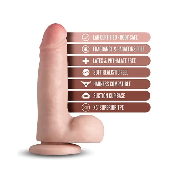 Blush Novelties - Loverboy K Pop Star Realistic Dildo with Balls 7.25 (Beige)