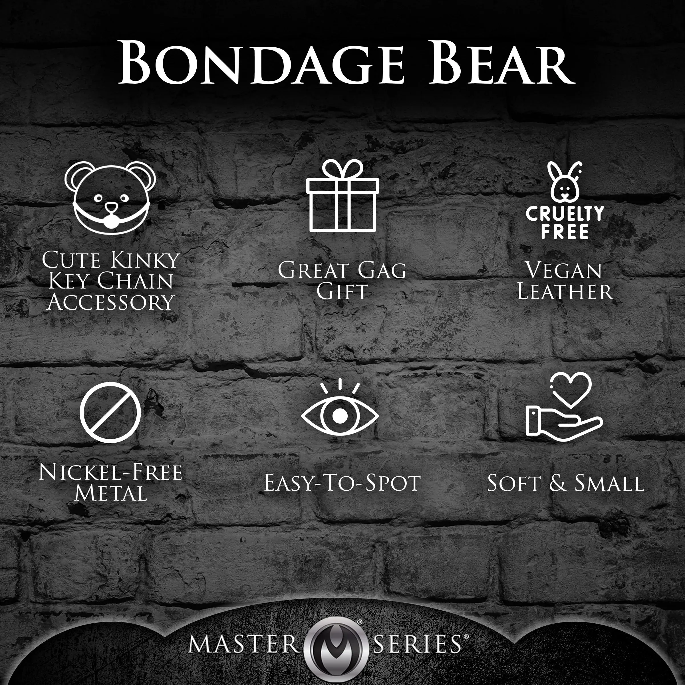 Bondage Bear Keychain Rope by XR