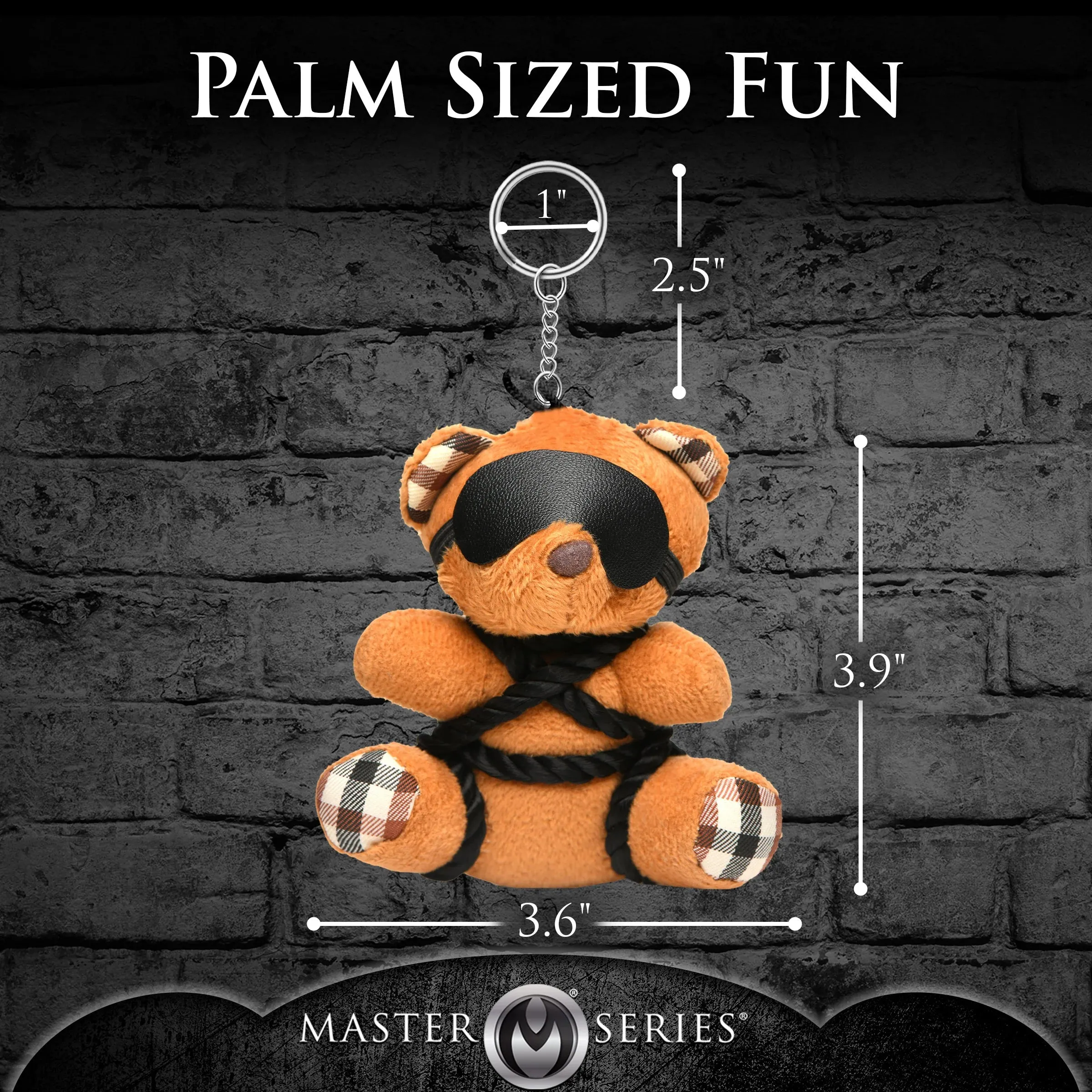 Bondage Bear Keychain Rope by XR