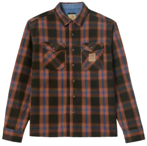 Brixton x Coors Colt Flannel Shirt - Black/Brown