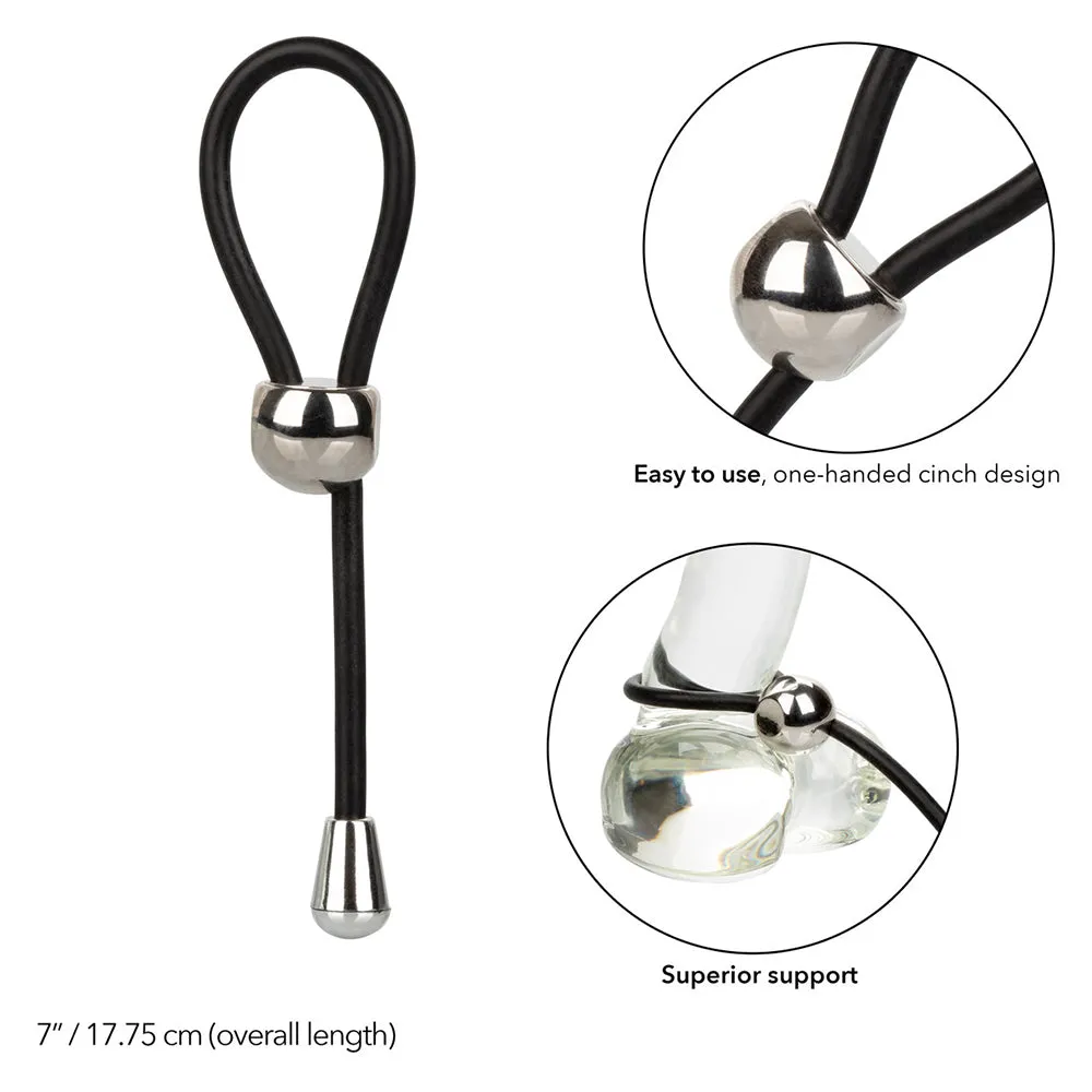 Calexotics E-Z Cinch Silicone Lasso Cock Ring Penis Ring