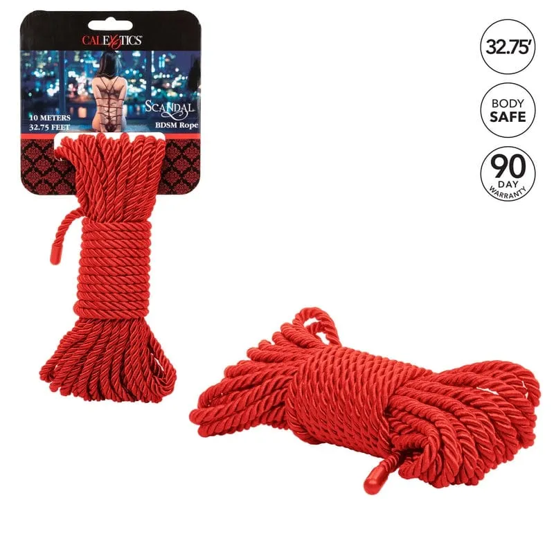 Calexotics Scandal BDSM Red Rope 10m