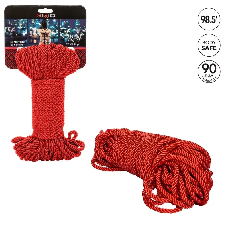 Calexotics Scandal BDSM Red Rope 30m
