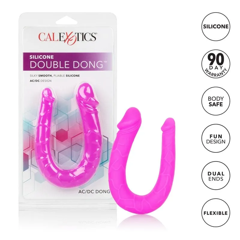 Calexotics Silicone Double Dong AC/DC Dildo
