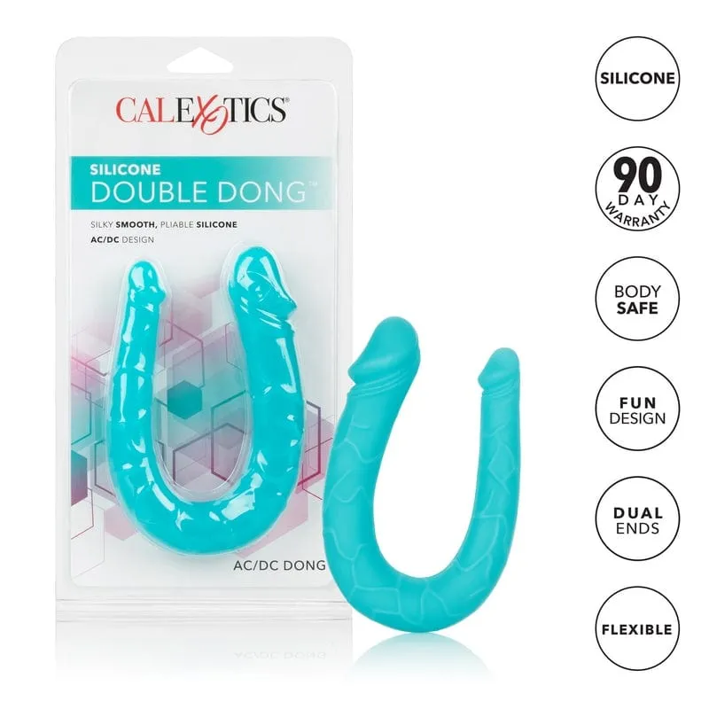 Calexotics Silicone Double Dong AC/DC Dildo