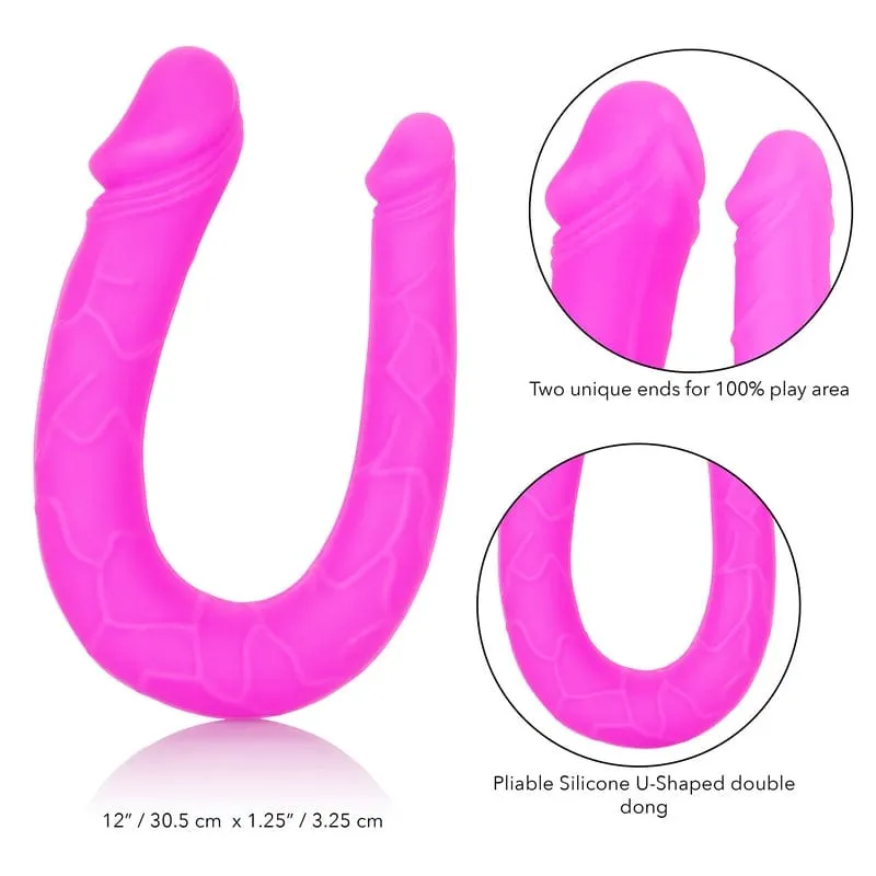 Calexotics Silicone Double Dong AC/DC Dildo