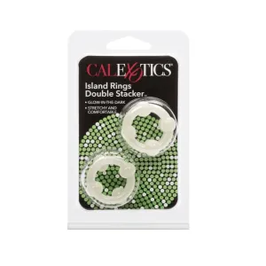 Calexotics Silicone Island Ring Double Stacker