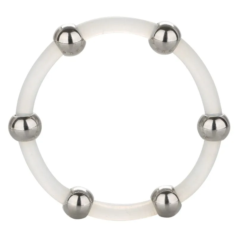 Calexotics Steel Beaded Silicone Ring X-Large