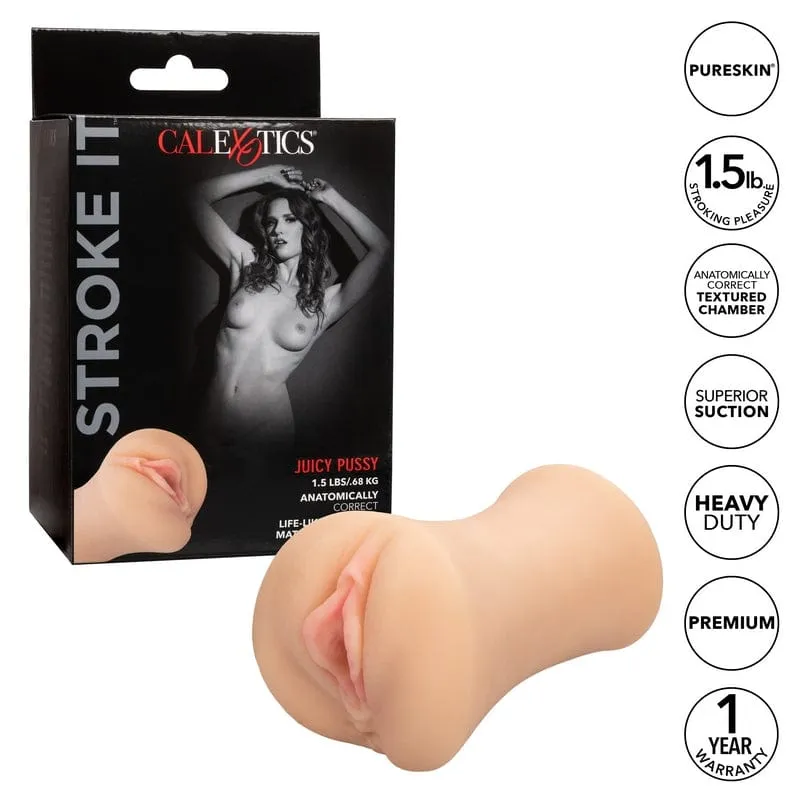 Calexotics Stroke It Juicy Pussy Ivory