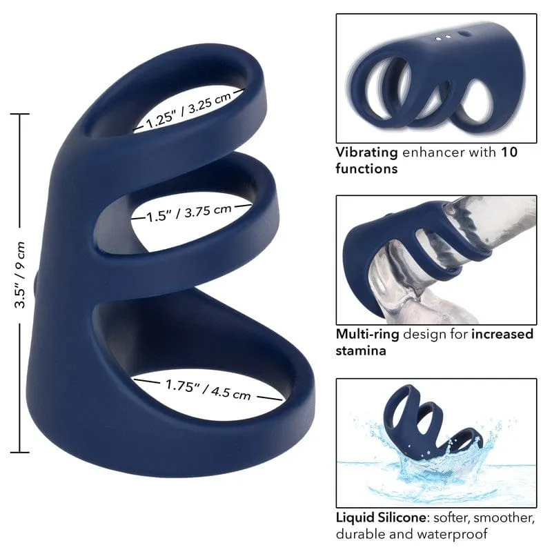 Calexotics Viceroy Rechargeable Triple Cock Ring