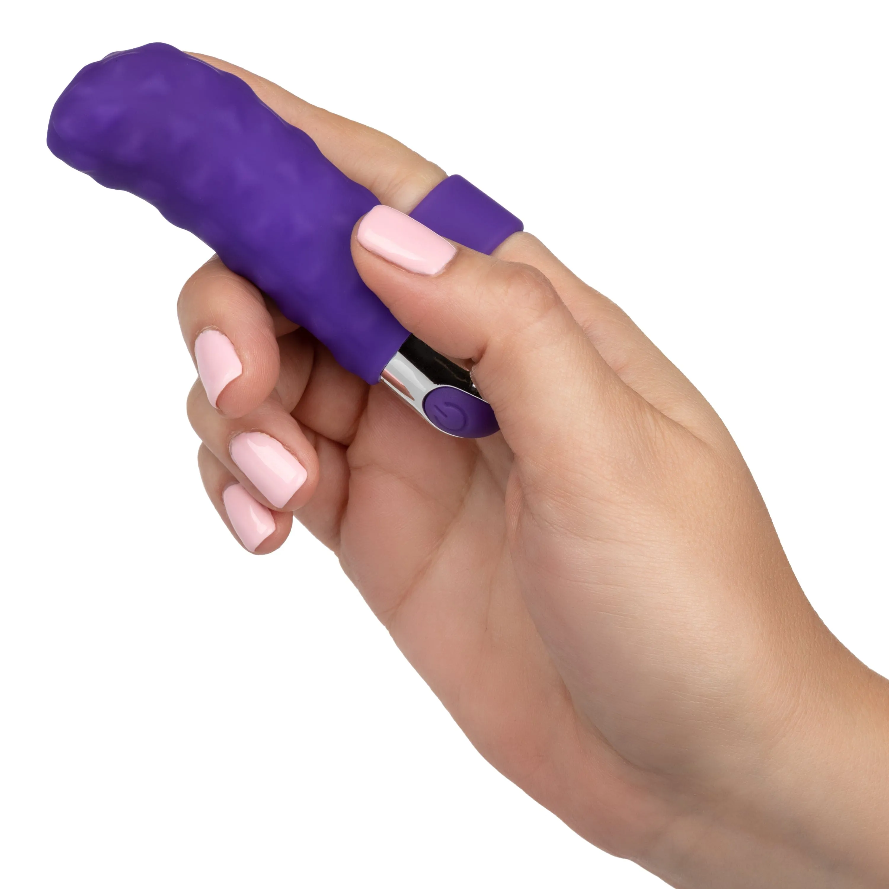 California Exotics - Intimate Play Rechargeable Finger Teaser Clit Massager (Purple)