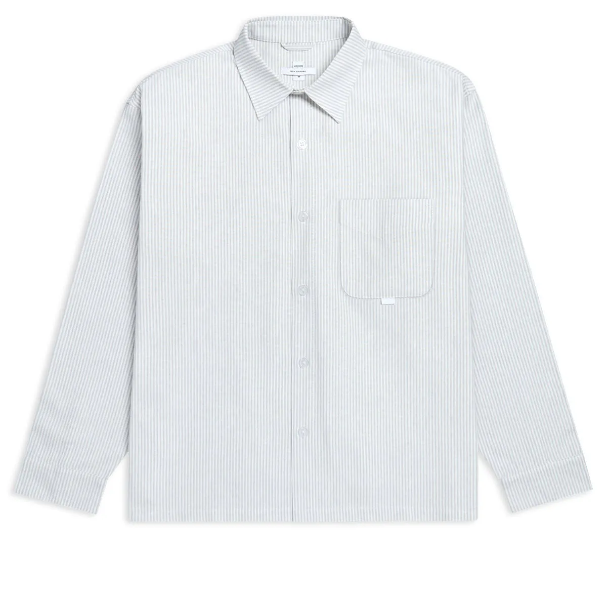 CCS Box Oxford Shirt - Grey Stripe