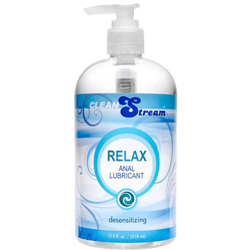 CleanStream Relax Anal Desensitizing Lubricant Numbing Glide Ass Lube 518ml
