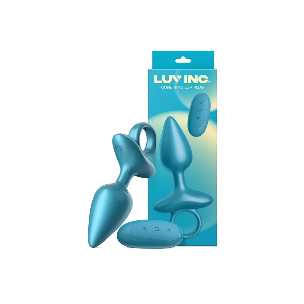 Cone Ring Luv Plug - Metallic Blue