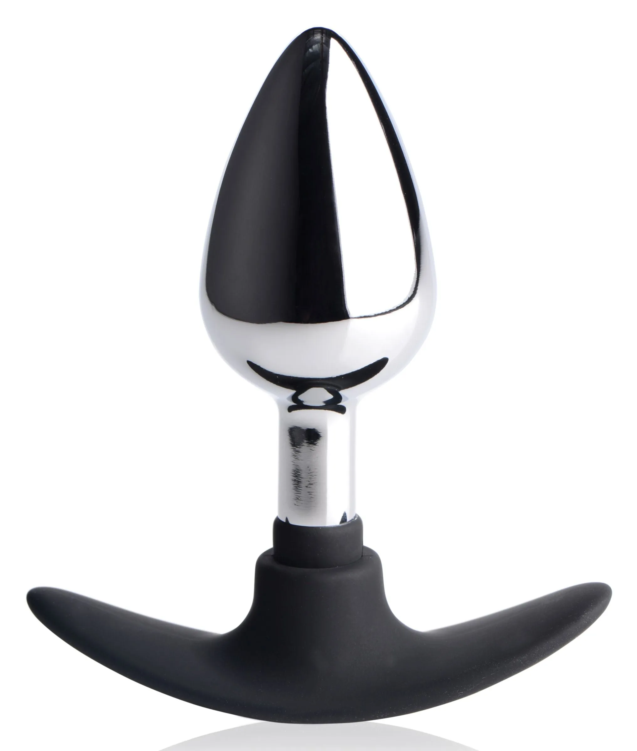 Dark Invader Metal And Silicone Anal Plug