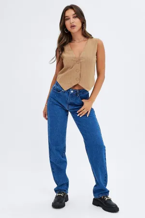 Denim Baggy Denim Jeans High rise