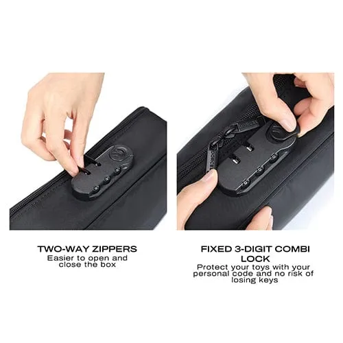 Dorcel - Lockable Discreet Toy Storage Box (Black)