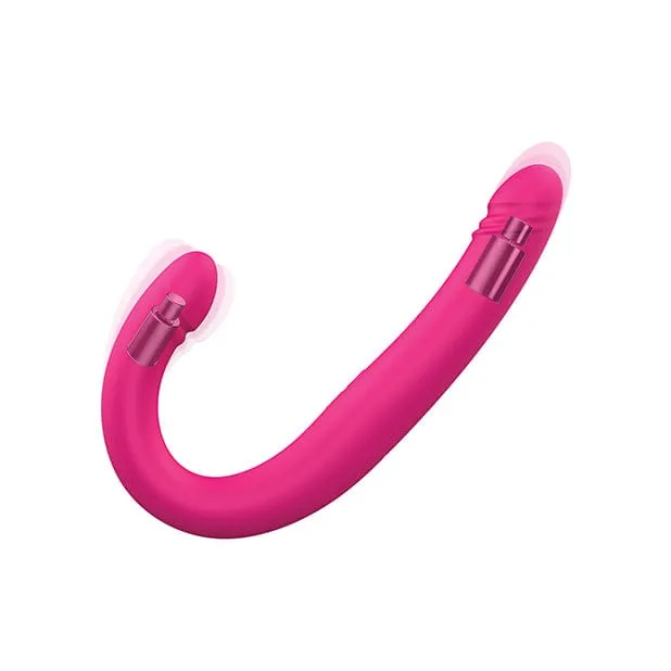 Dorcel - Orgasmic Double Do Thrusting Dong Double Dildo 16.5 (Pink)