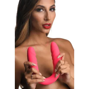 Double Down Dildo With Remote