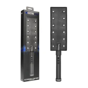 ElectroShock Rechargeable E-Stimulation Paddle Black