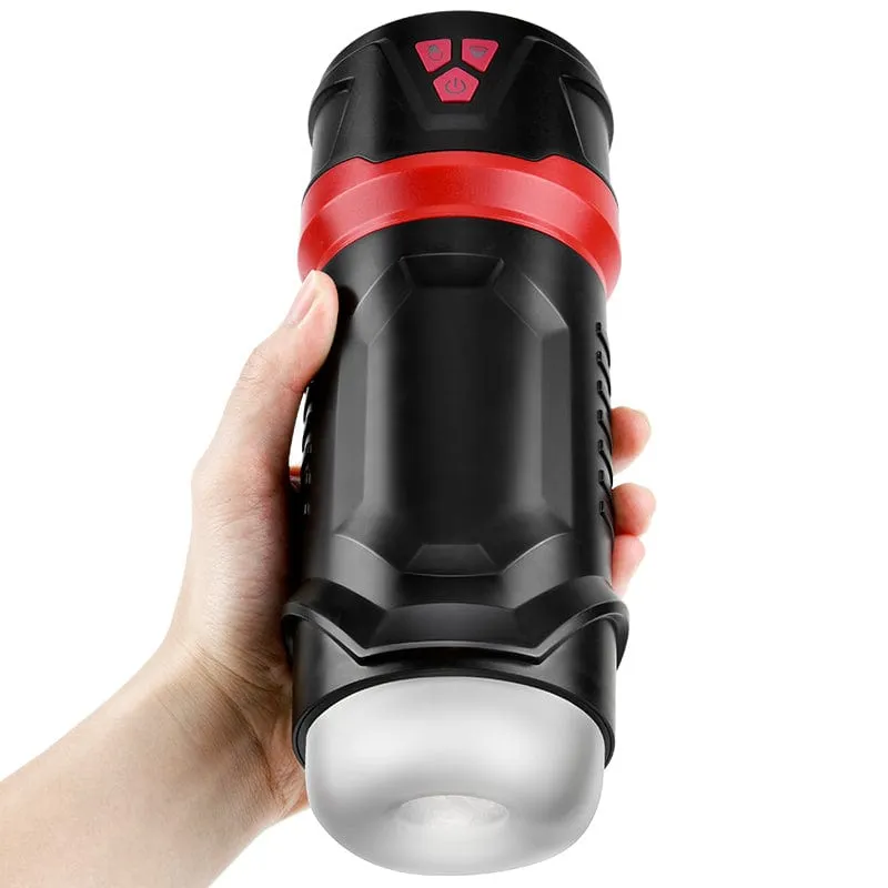 Erocome - LEO Automatic Sucking Thrusting Masturbator (Black)