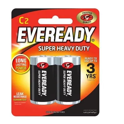 Eveready - Super Heavy Duty M1235 Battery Pack of 2 C2