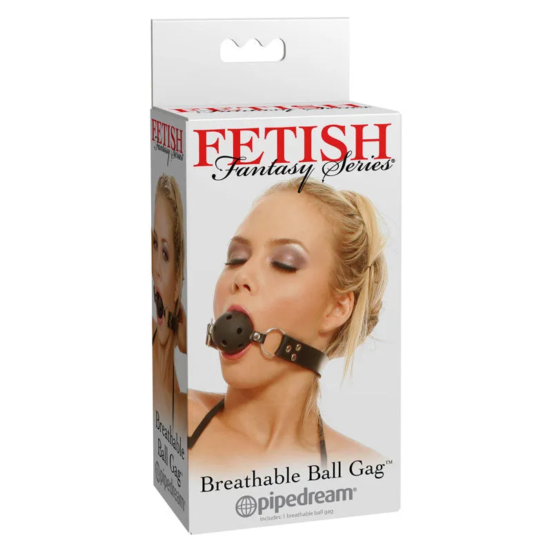 Fetish Fantasy Series Adjustable Breathable Ball Gag Black