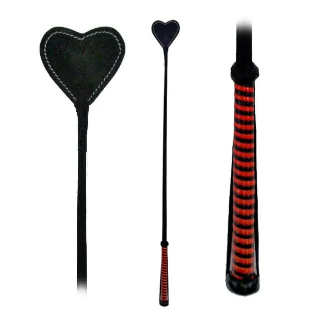 Fetissimo Riding Crop Heart Shaped Vegan Friendly