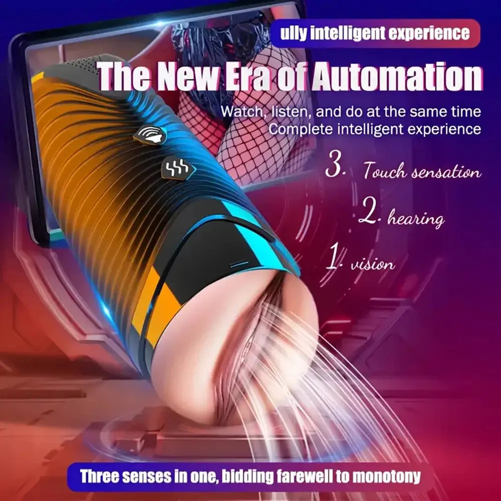 Fully Intelligent Adaptive Heating Interconnection Automatic Masturbator