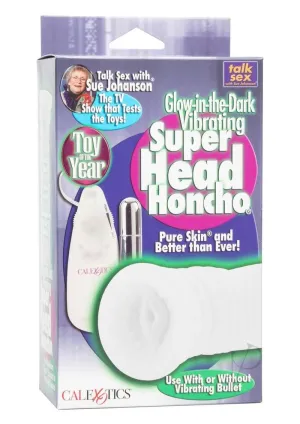 Glow In Dark Super Head Honcho White