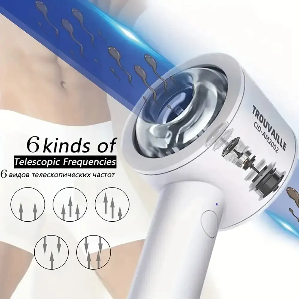 Graduated Vibration Telescopic Human Skin Automatic Masturbator