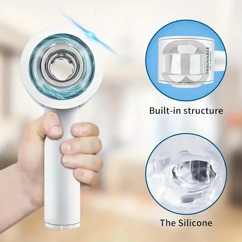 Graduated Vibration Telescopic Human Skin Automatic Masturbator