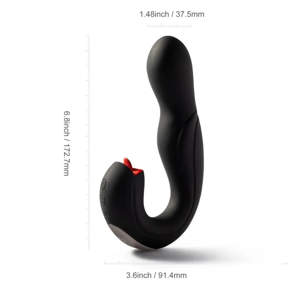 Honey Play Box Joi Pro Remote Control Rotating Head G-spot Vibrator & Clit Licker