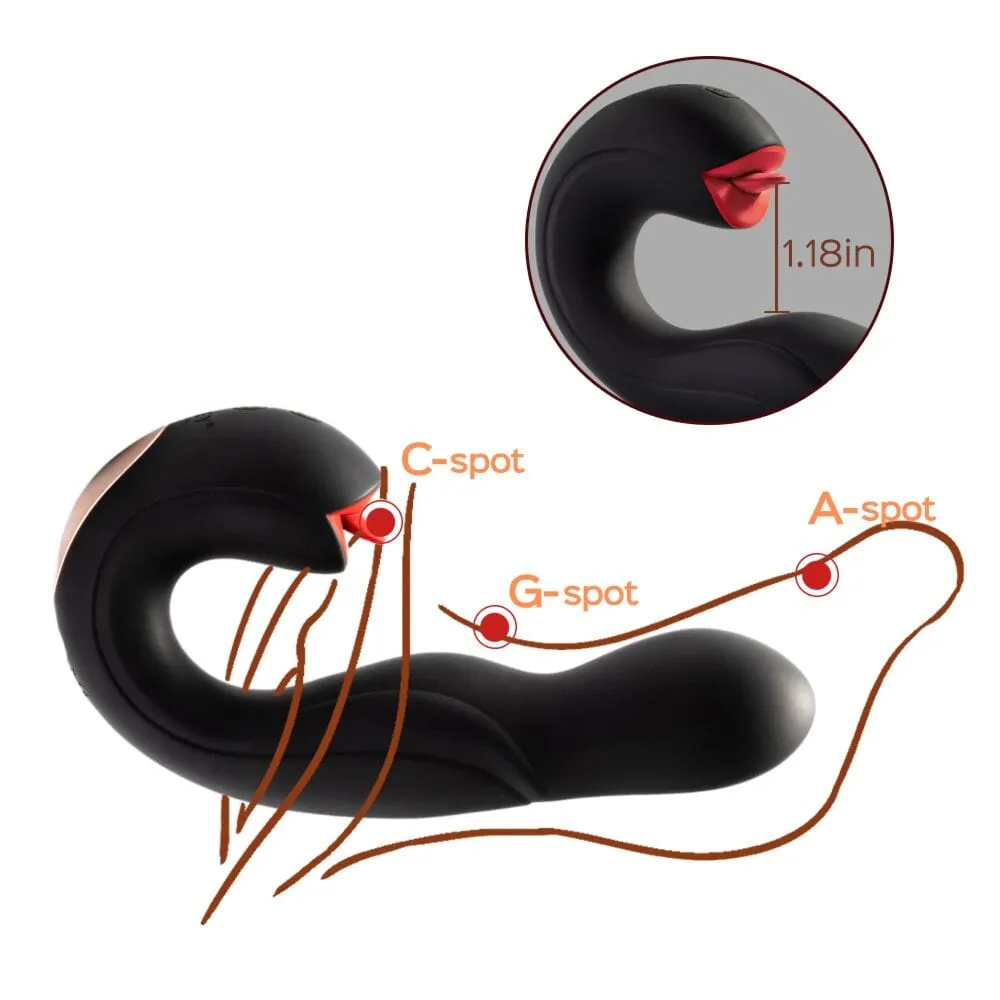 Honey Play Box Joi Pro Remote Control Rotating Head G-spot Vibrator & Clit Licker