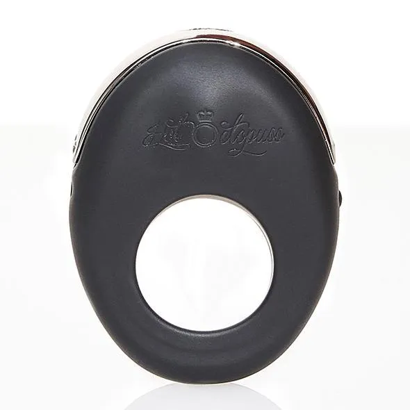 Hot Octopuss - Atom Rechargeable Silicone Cock Ring (Black)