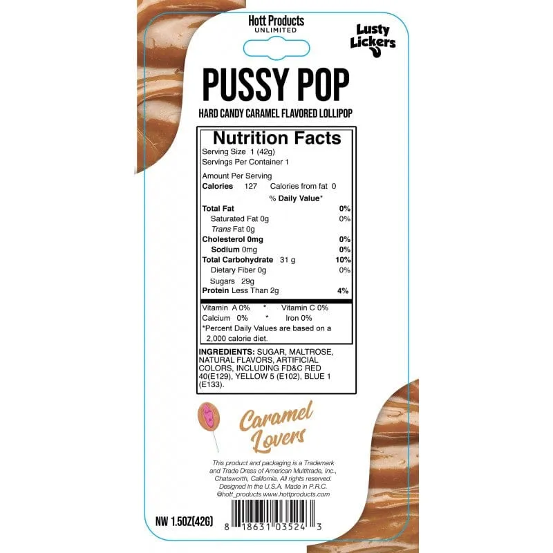 Hott Products Lusty Lickers Pussy Pop