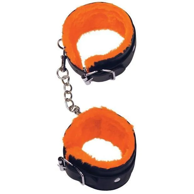 Icon Brands - Orange Is The New Black Furry Love Cuffs Adjustable Ankle Cuffs (Black)