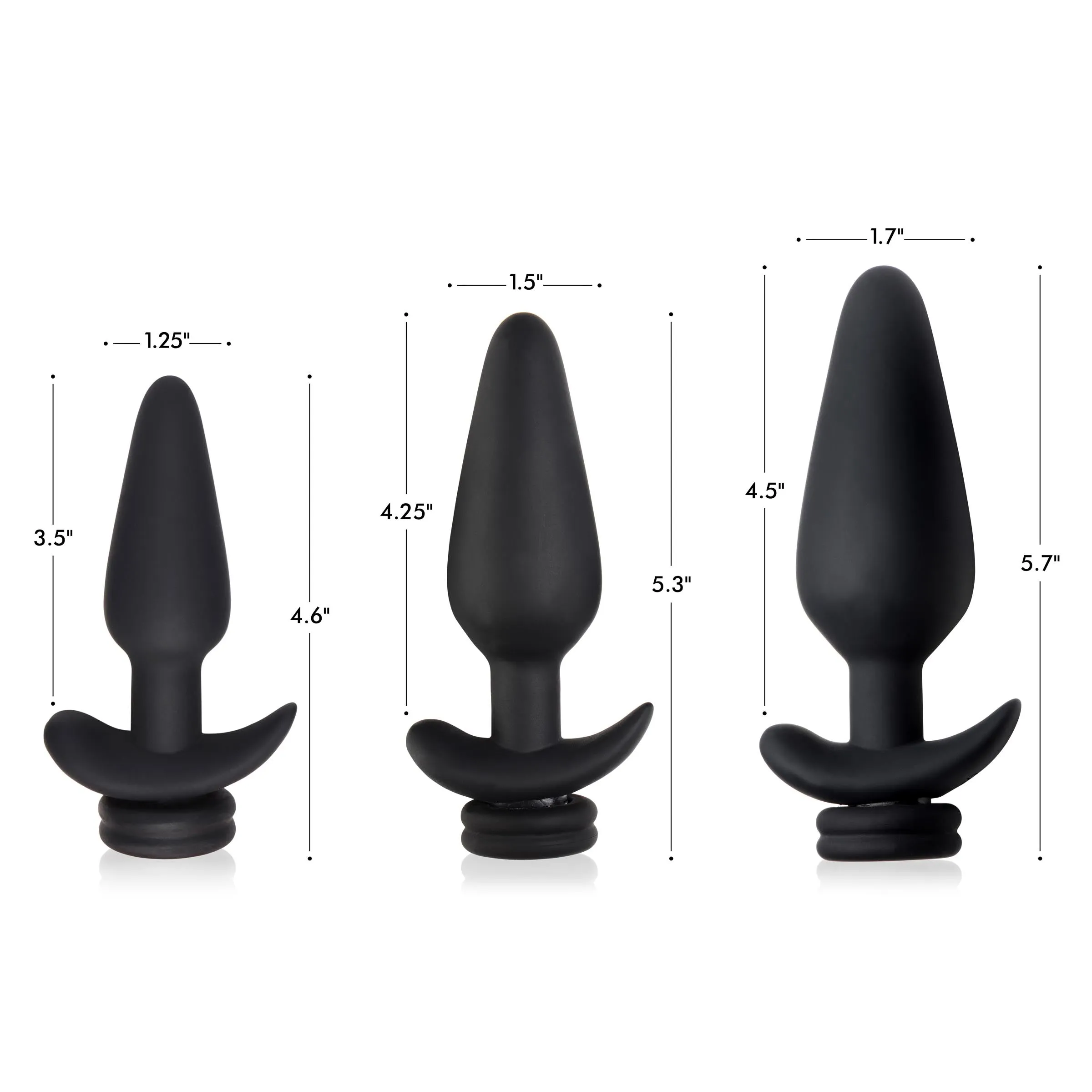 Interchangeable Vibrating Anal Plug With Remote