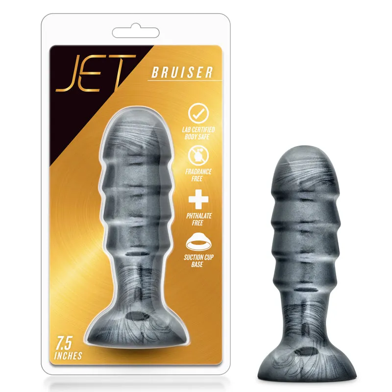 Jet Bruiser 7.5 in. Anal Plug Carbon Metallic Black