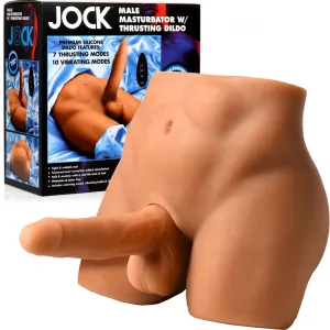 Jock Male Masturbator Thrusting 8 Vibrating Dildo Doll Torso Gay Sex Toy