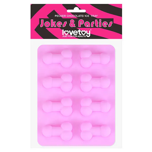 Jokes Parties Pecker Chocolate Ice Cube Tray Hens Night Penis Willy Jelly Mould